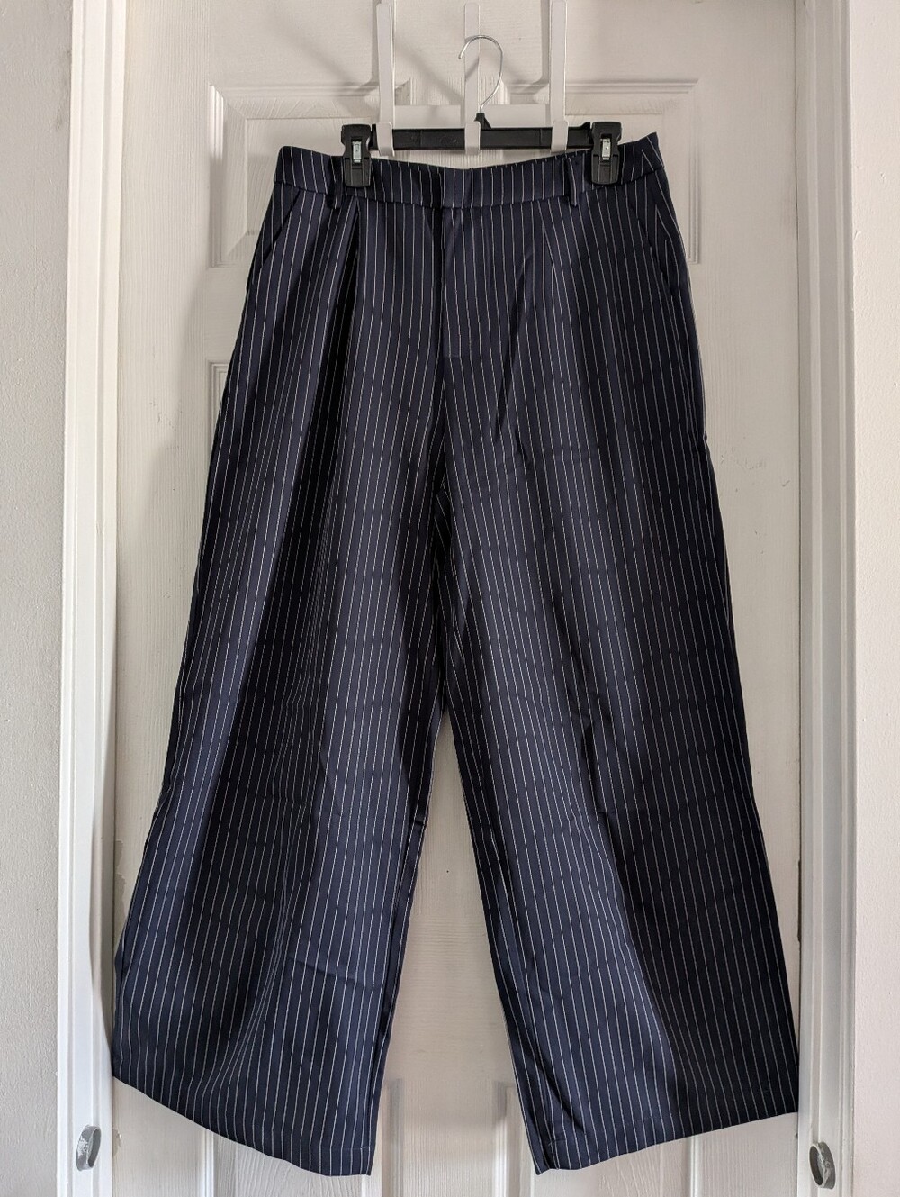 Commense Pinstripe Cami Top & Wide Leg Pants Set - Picture 12 of 15